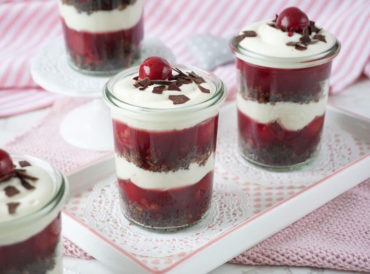 Schwarzwälder-Kirsch-Dessert
