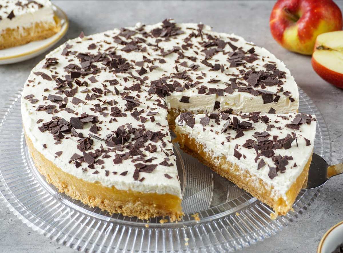 Schwedische Apfeltorte ohne Backen Schwedische Apfeltorte ohne Backen