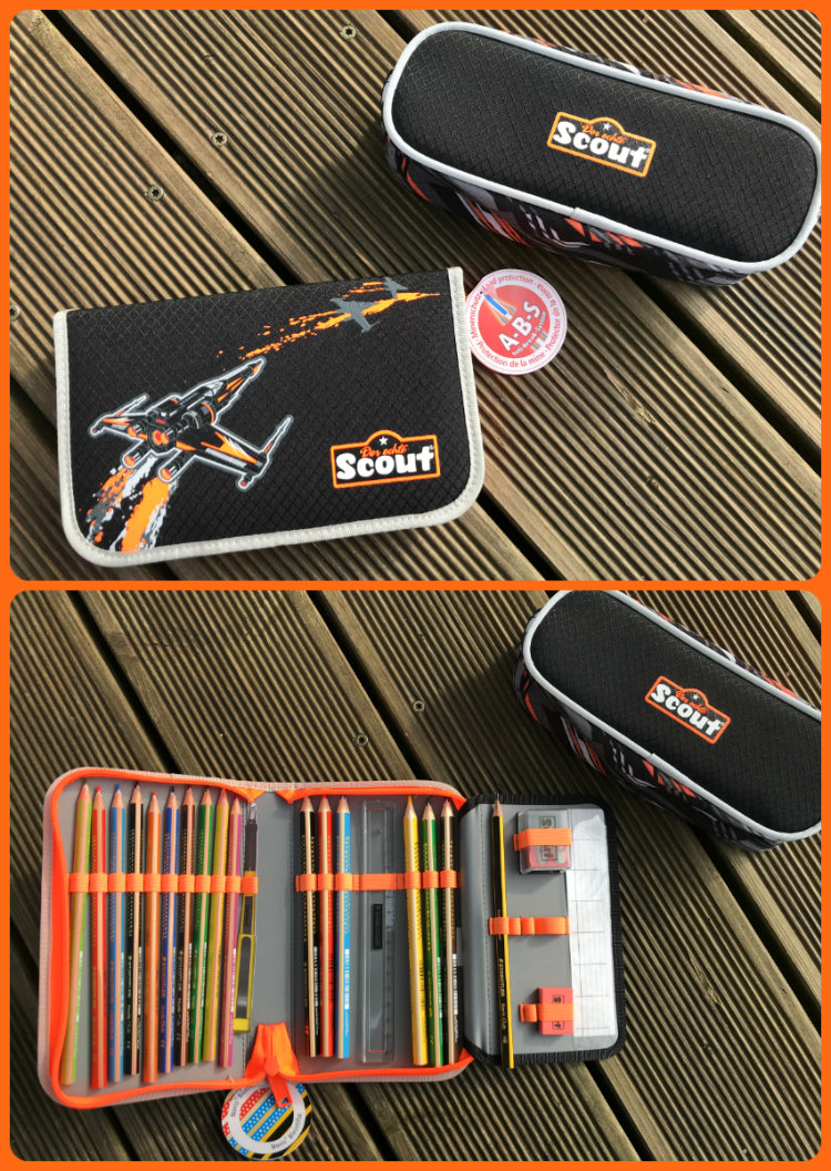 Scout Federtasche und Stifte Scout Federtasche und Stifte