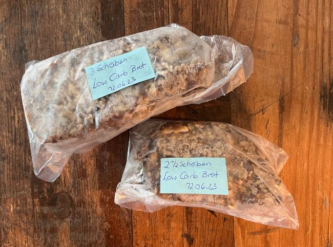 Selbstgebackenes Brot einfrieren Selbstgebackenes Brot einfrieren