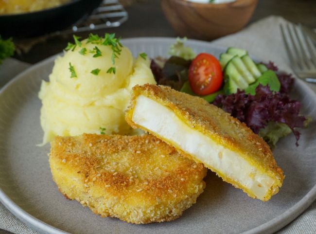 Sellerieschnitzel Kartoffelbrei Beilage