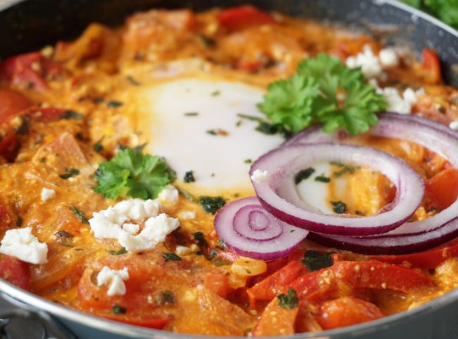 Shakshuka mit Feta