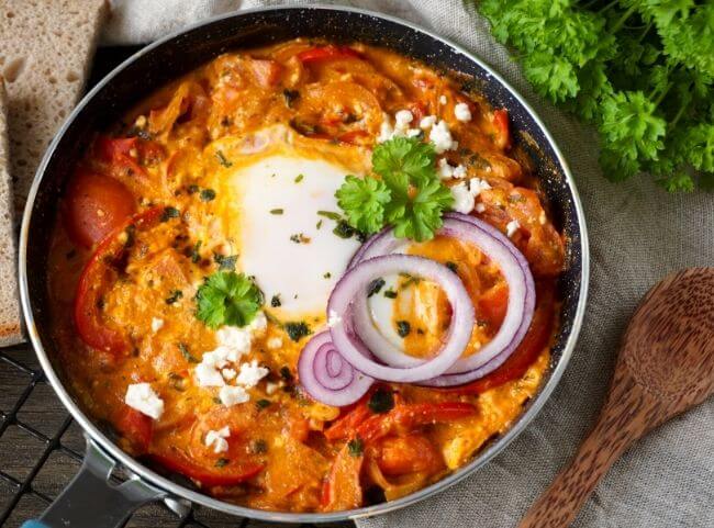 Shakshuka mit Feta