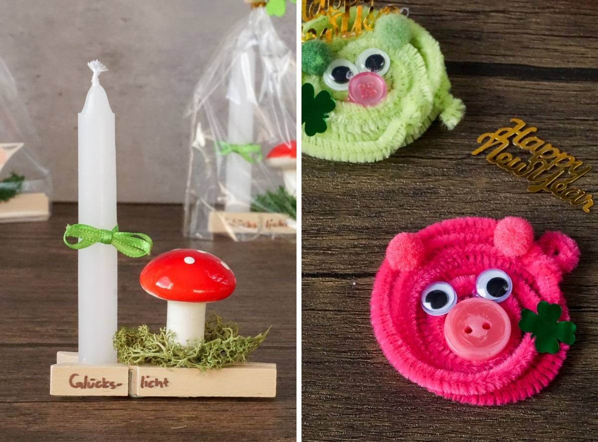 Silvester basteln Ideen