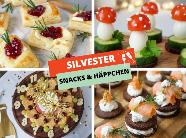 Silvester Snacks & Häppchen Rezepte