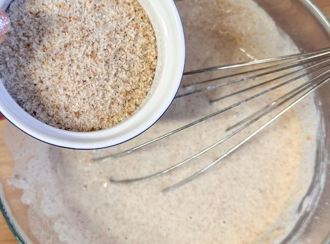 Skyr Brötchen Flohsamenschalen