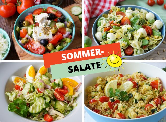 Sommersalate zum Grillen