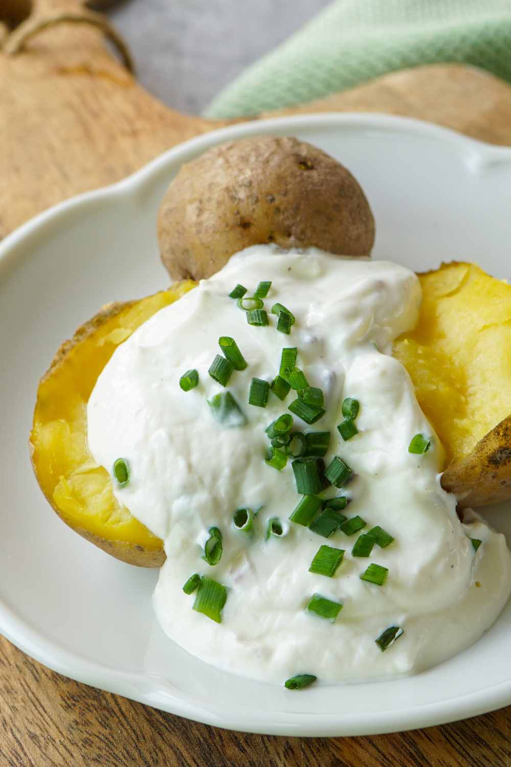 Sour Cream Dip für Kartoffeln Sour Cream Dip für Kartoffeln