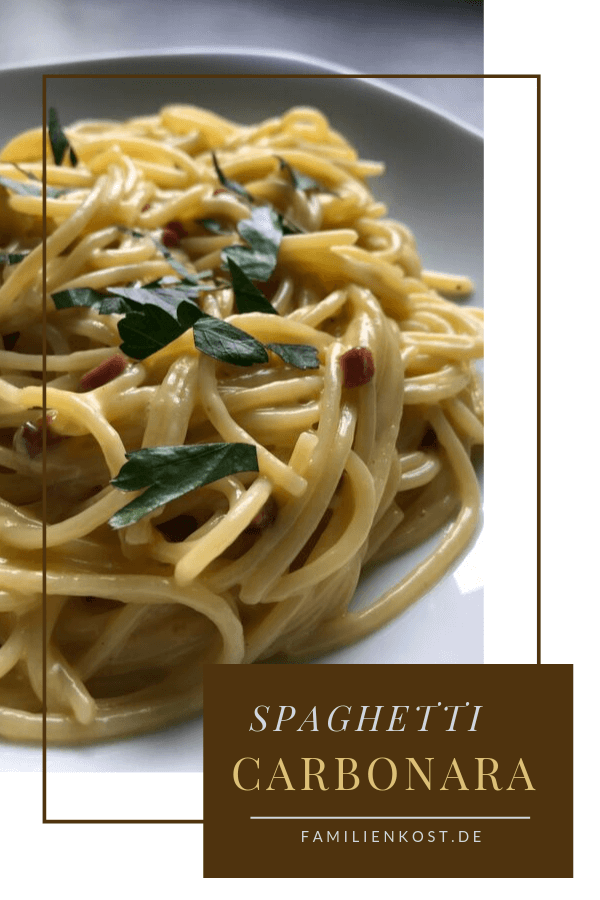 Spaghetti Carbonara - einfaches Rezept Spaghetti Carbonara - einfaches Rezept
