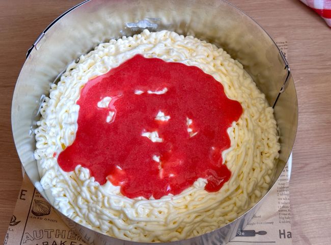 Spaghetti Torte Erdbeeren