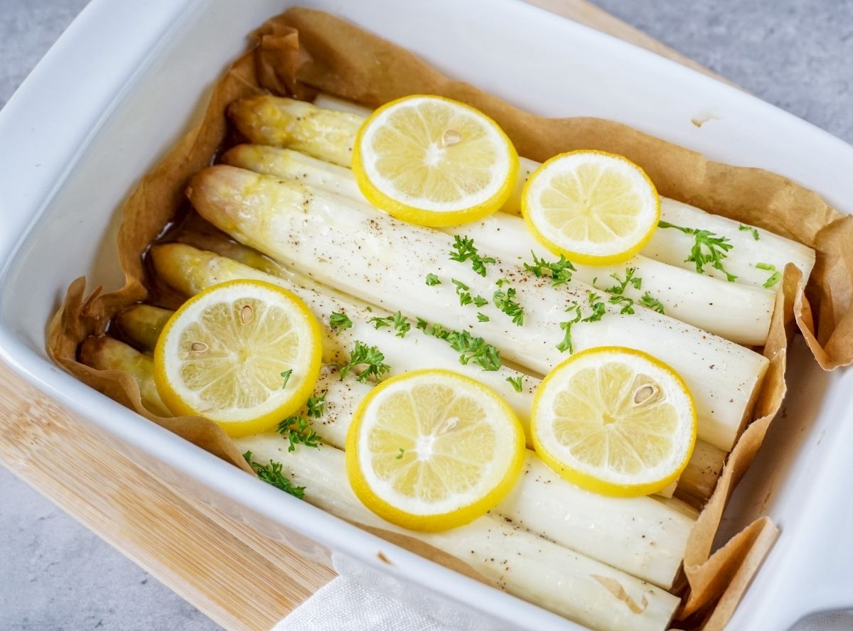 Spargel aus dem Backofen