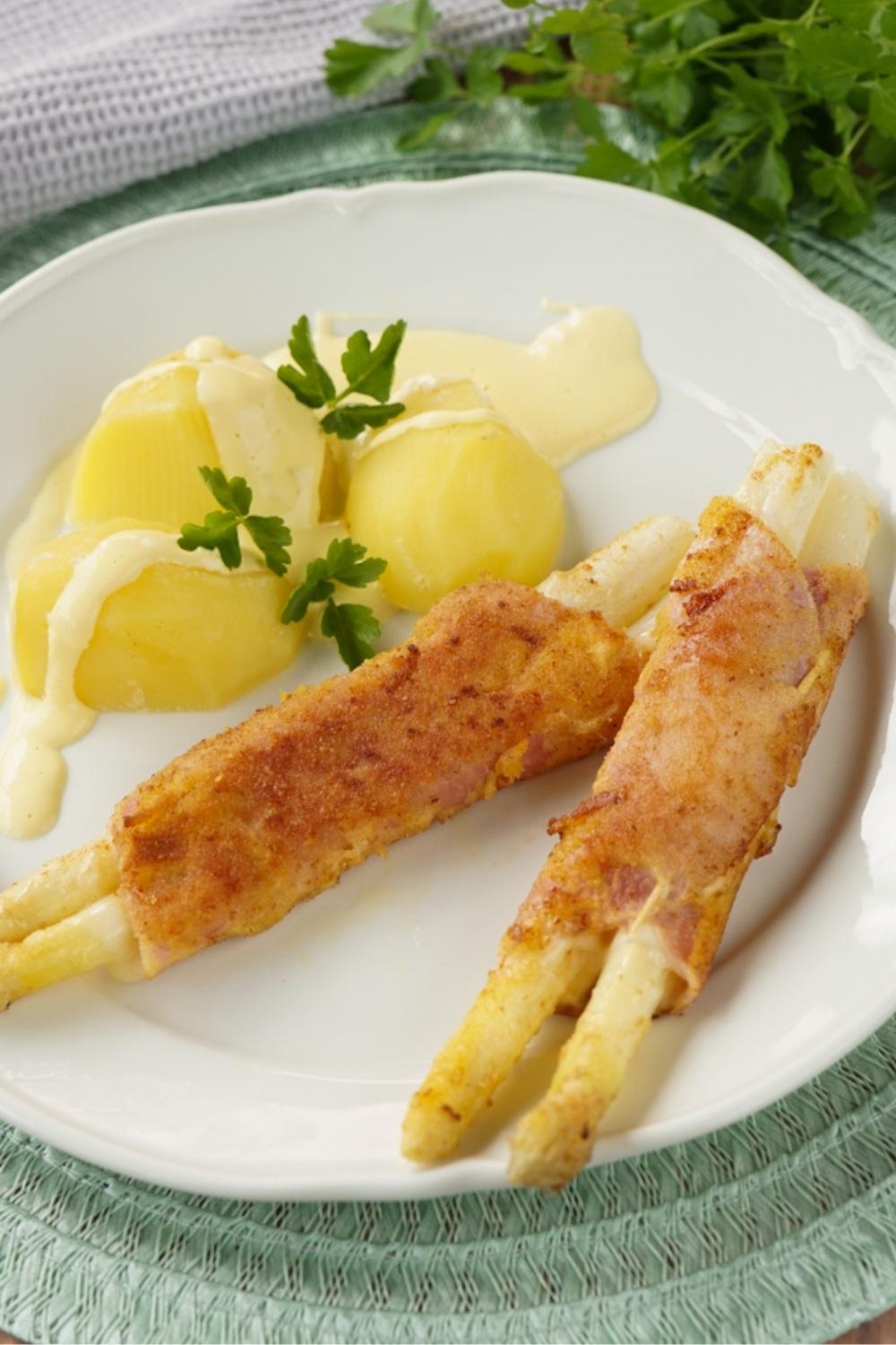 Spargel Cordon Bleu – schnelles Knusper-Rezept Spargel Cordon Bleu – schnelles Knusper-Rezept