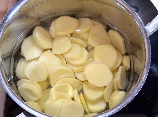 Spargelauflauf Kartoffeln kochen