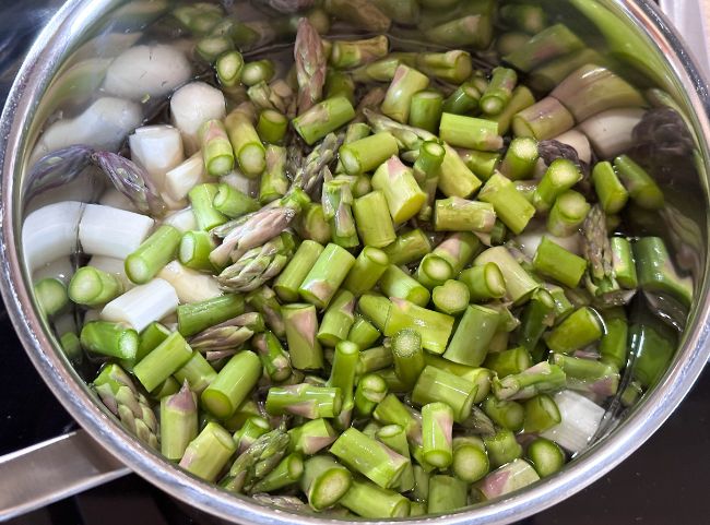 Spargelauflauf Spargel kochen