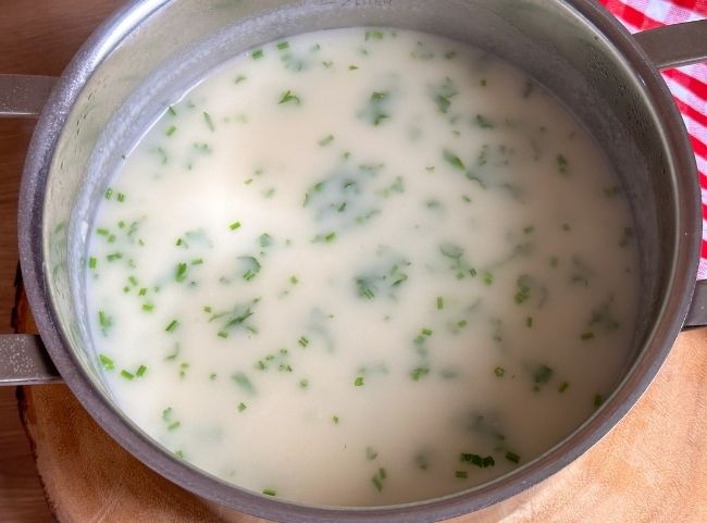 Spargelcremesuppe kochen