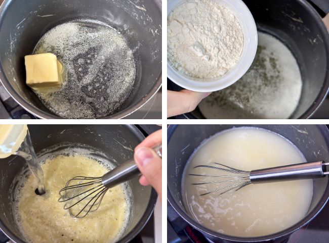 Spargelsuppe Schalen Mehlschwitze