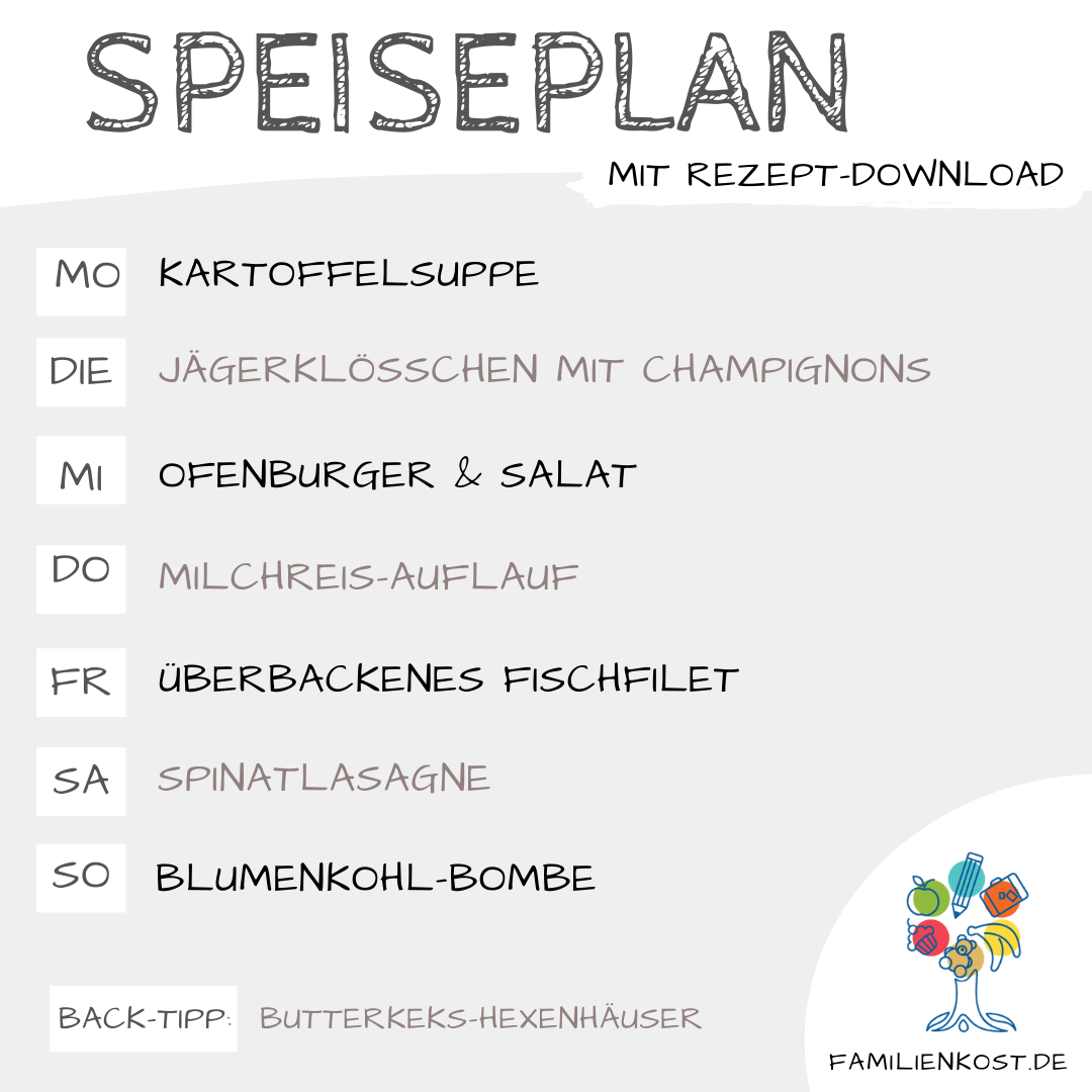 Wochenplan für die Familie mit Kind Wochenplan für die Familie mit Kind