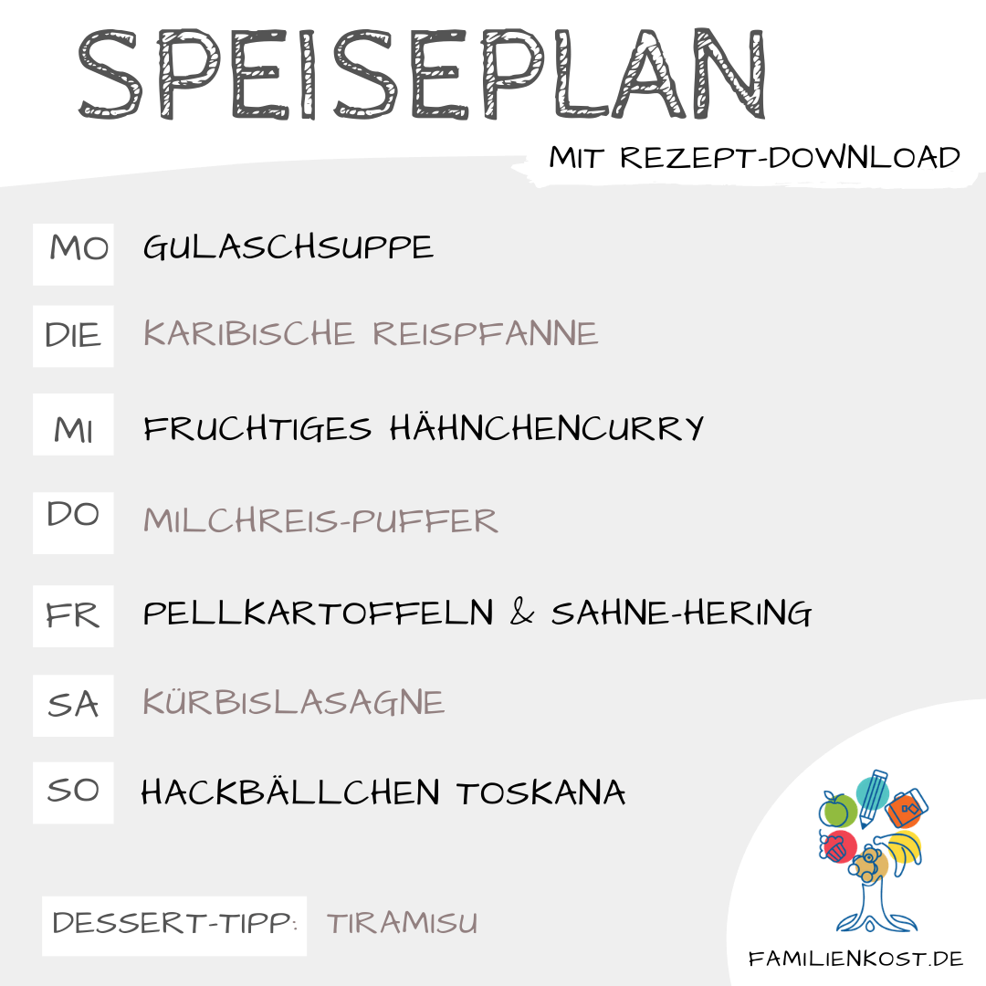 Wochenplan für die Familie mit Kind Wochenplan für die Familie mit Kind