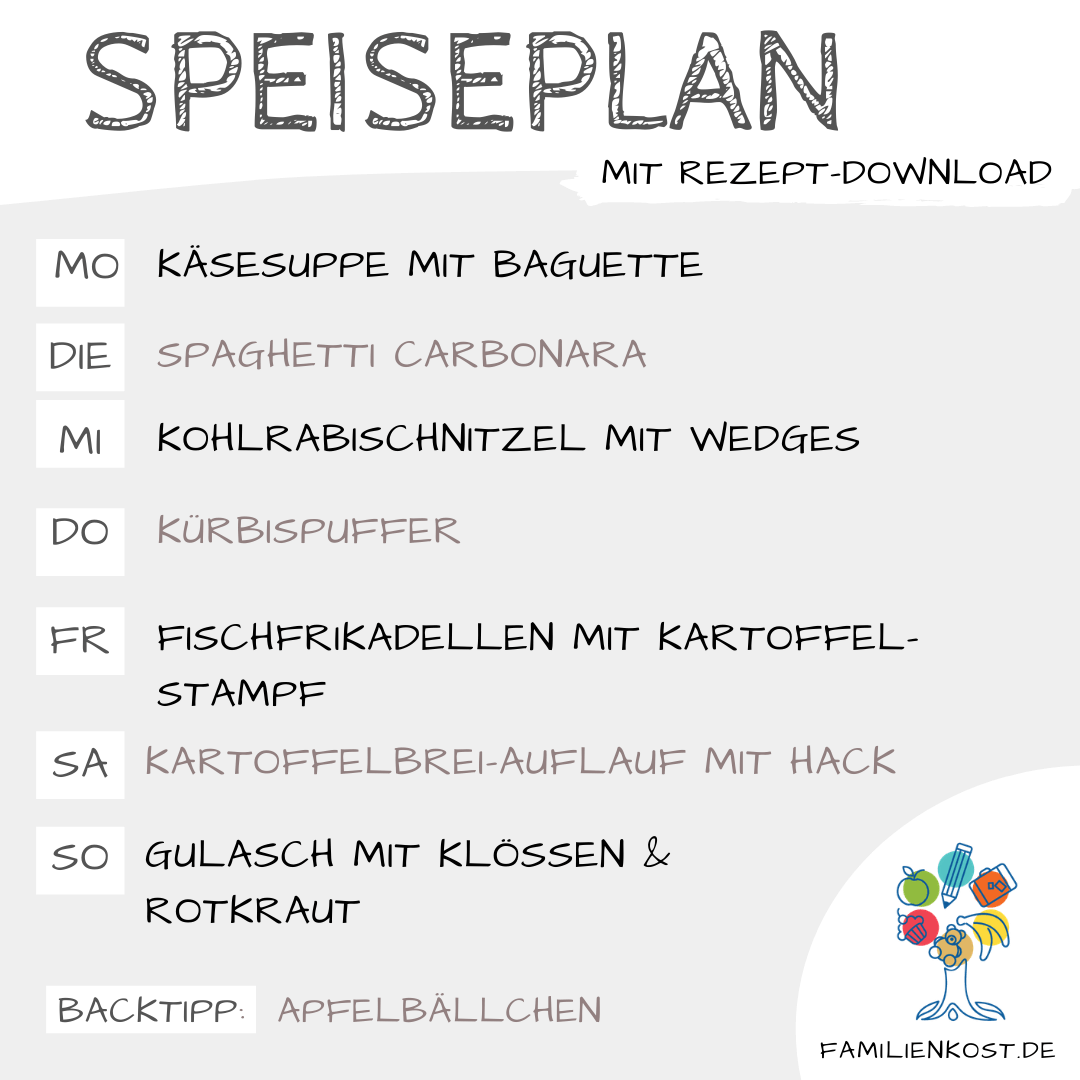 Wochenplan für die Familie mit Kind Wochenplan für die Familie mit Kind