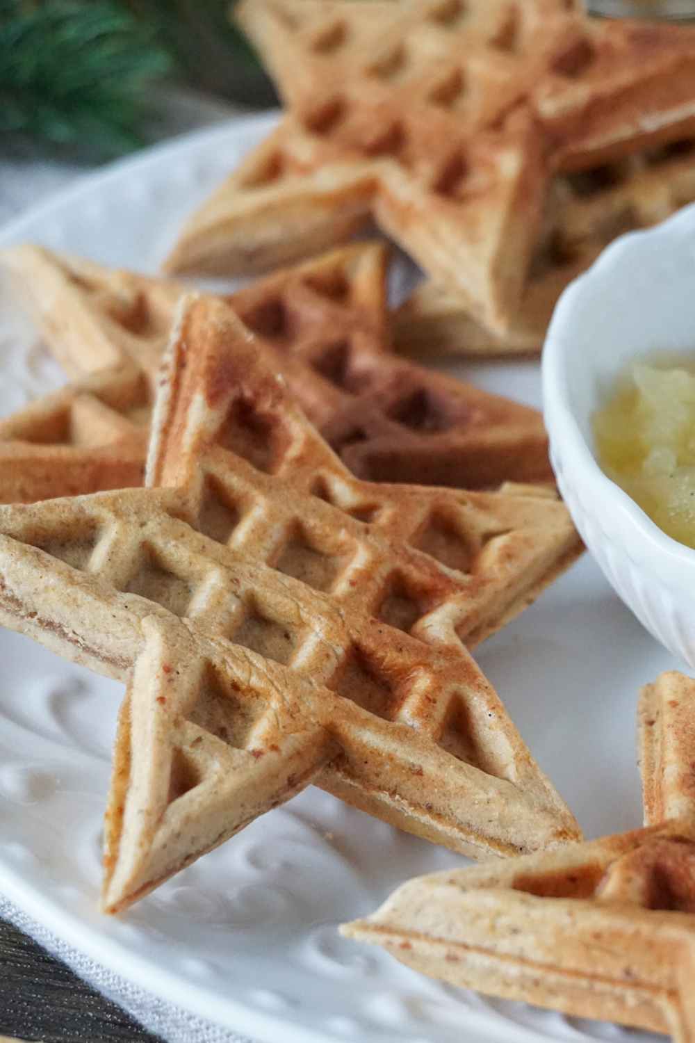 Spekulatius-Waffeln zu Weihnachten