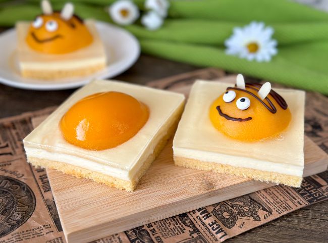 Spiegeleikuchen | Osterkuchen vom Blech