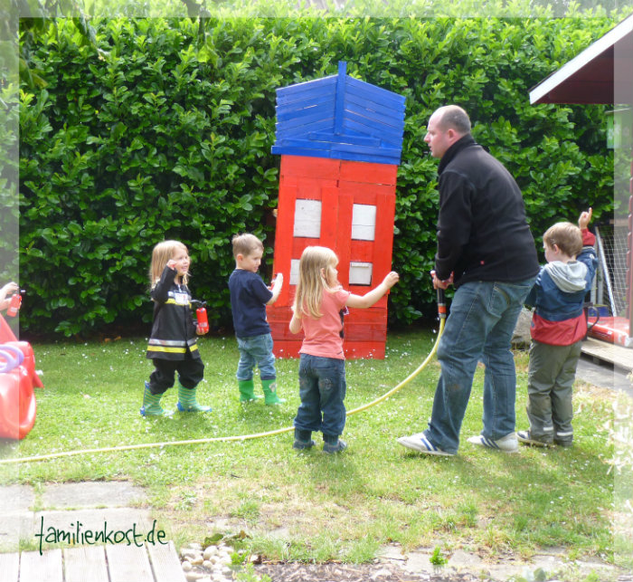 Spiel Feuerwehrparty Kindergeburtstag