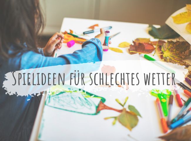 Schlechtwetter-Spielideen für Vorschulkinder