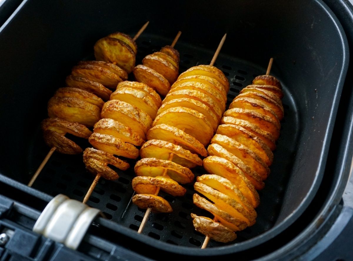 Spiralkartoffeln aus der Heißluftfritteuse