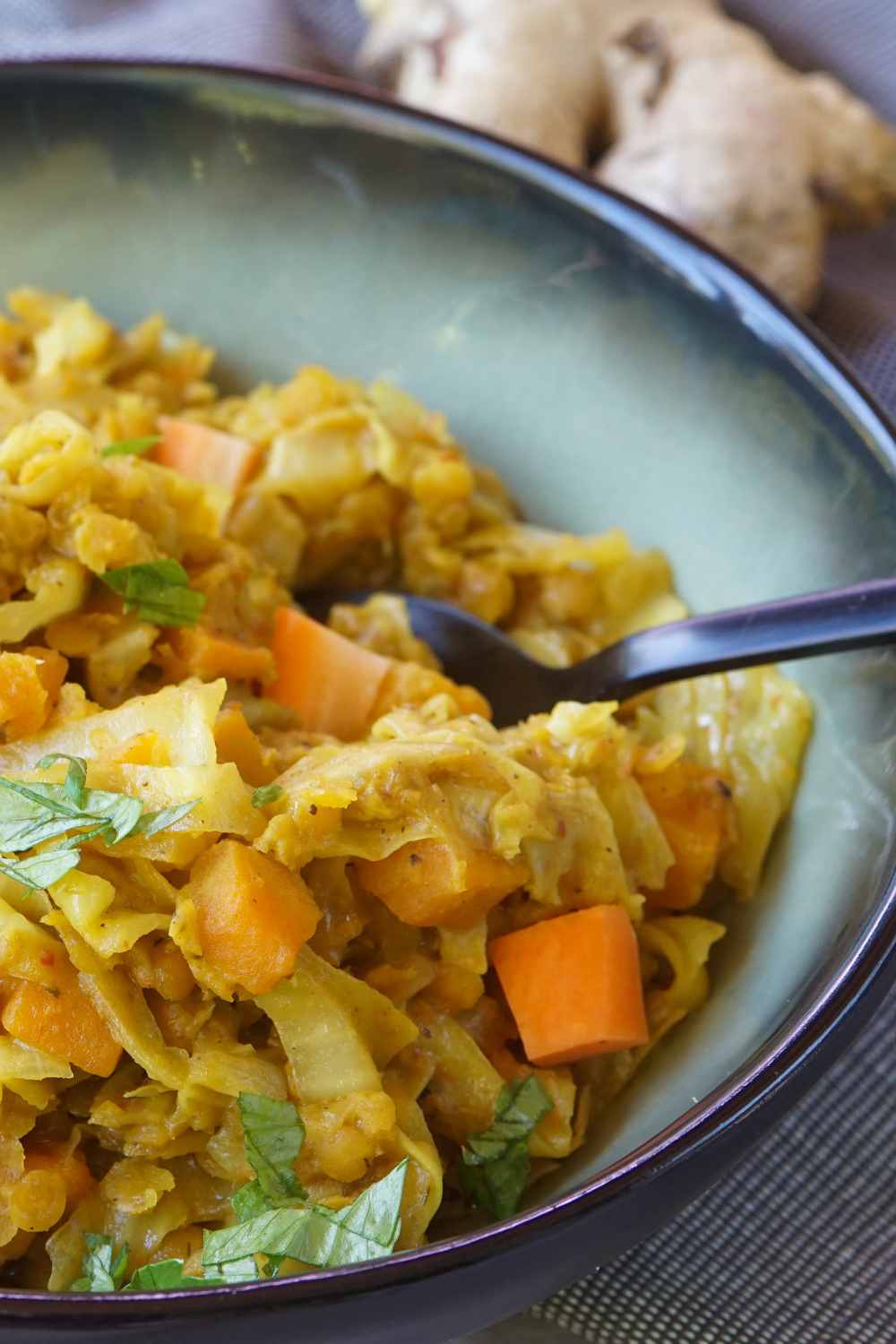 Spitzkohl Curry indisch Spitzkohl Curry indisch