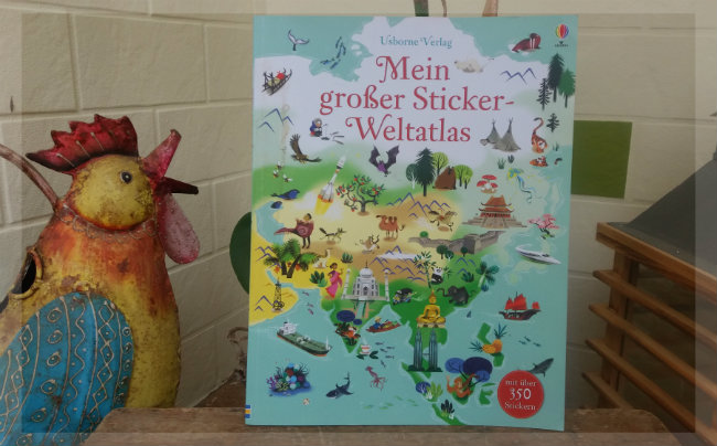Sticker-Weltatlas für Kinder