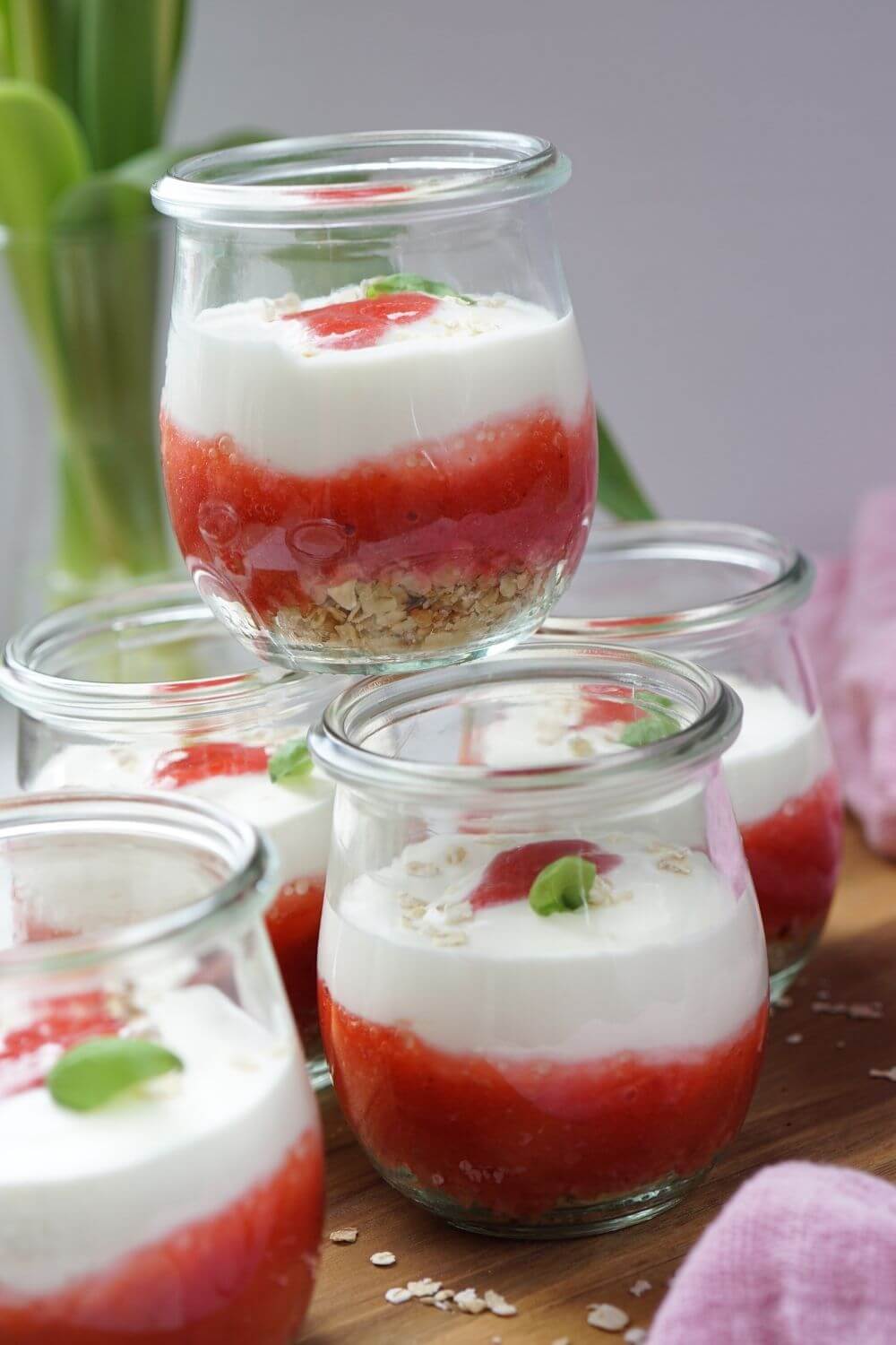 Strawberry-Cheesecake Dessert im Glas Strawberry-Cheesecake Dessert im Glas