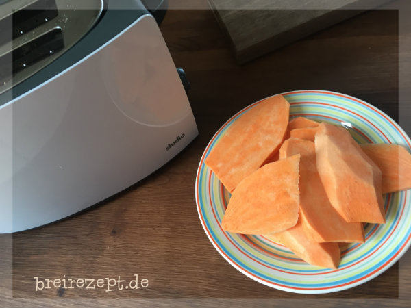 suesskartoffel toasten Süßkartoffel toasten
