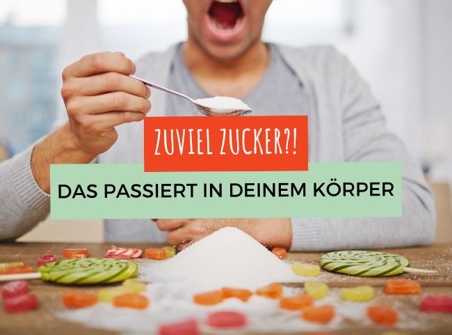 10 Folgen und Symptome von zu viel Zucker