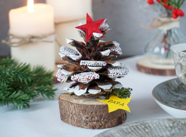 Tannenbaum Tischkarte Tannenbaum Tischkarte