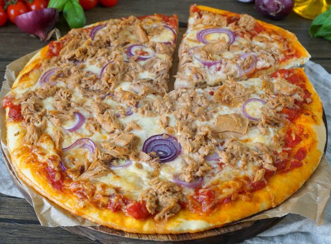 Thunfisch Pizza