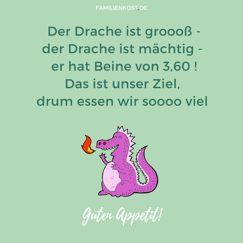 Tischspruch Drache