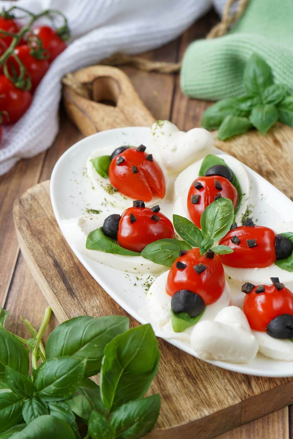 Tomate-Mozzarella für Kinder &amp; Familie