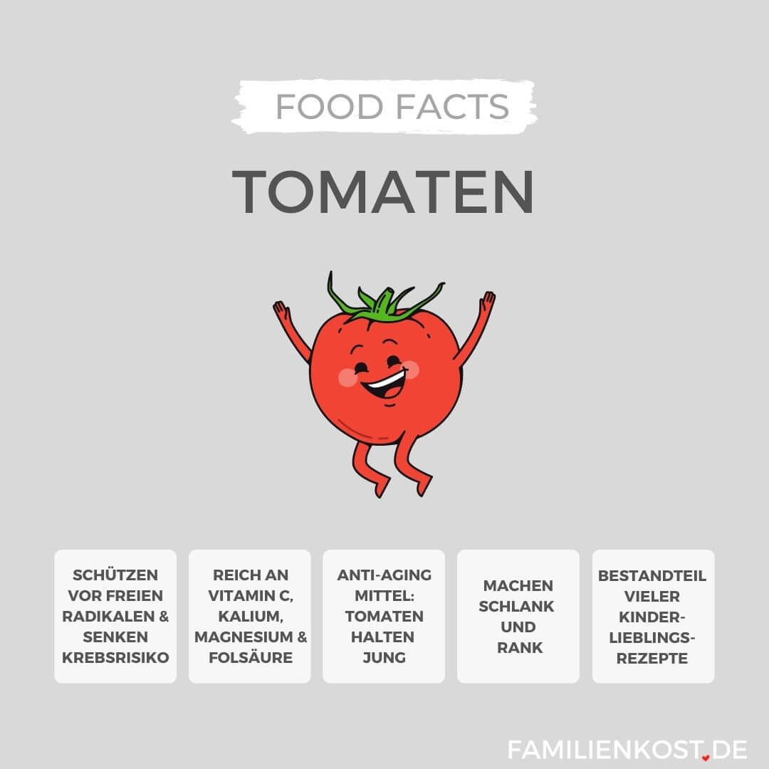 Tomaten sind gesund für Kinder