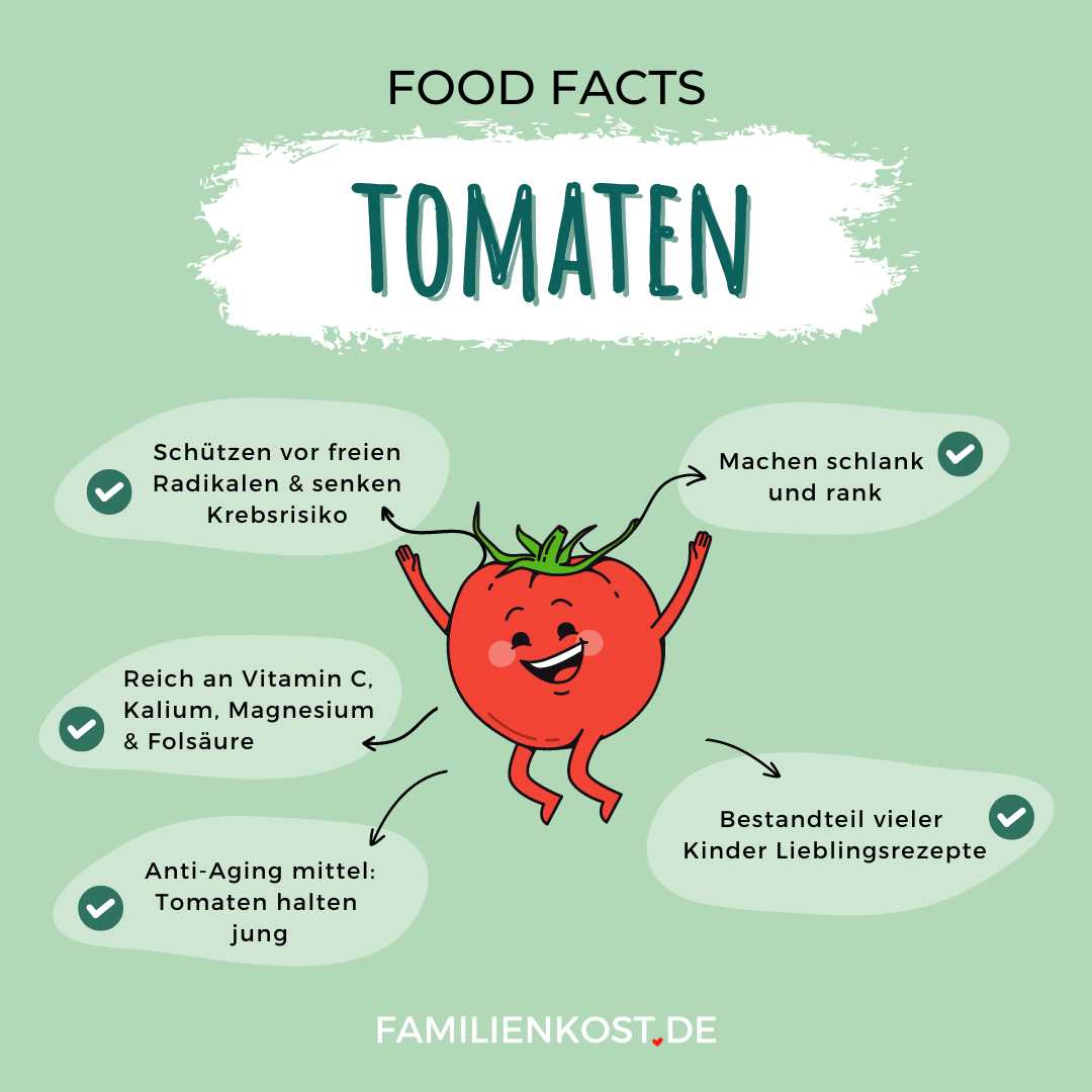 Tomaten sind gesund für Kinder