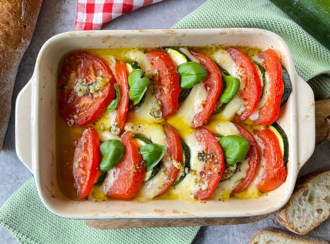 Tomaten-Zucchini-Auflauf