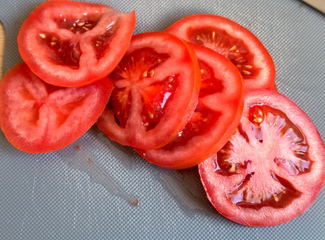 Blätterteig mit Tomaten