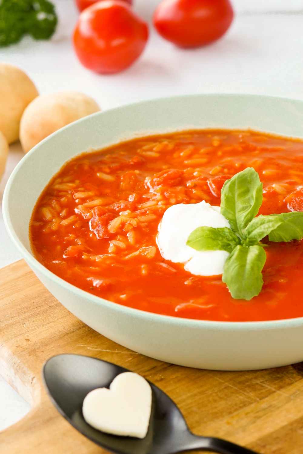 Tomatensuppe mit Reis