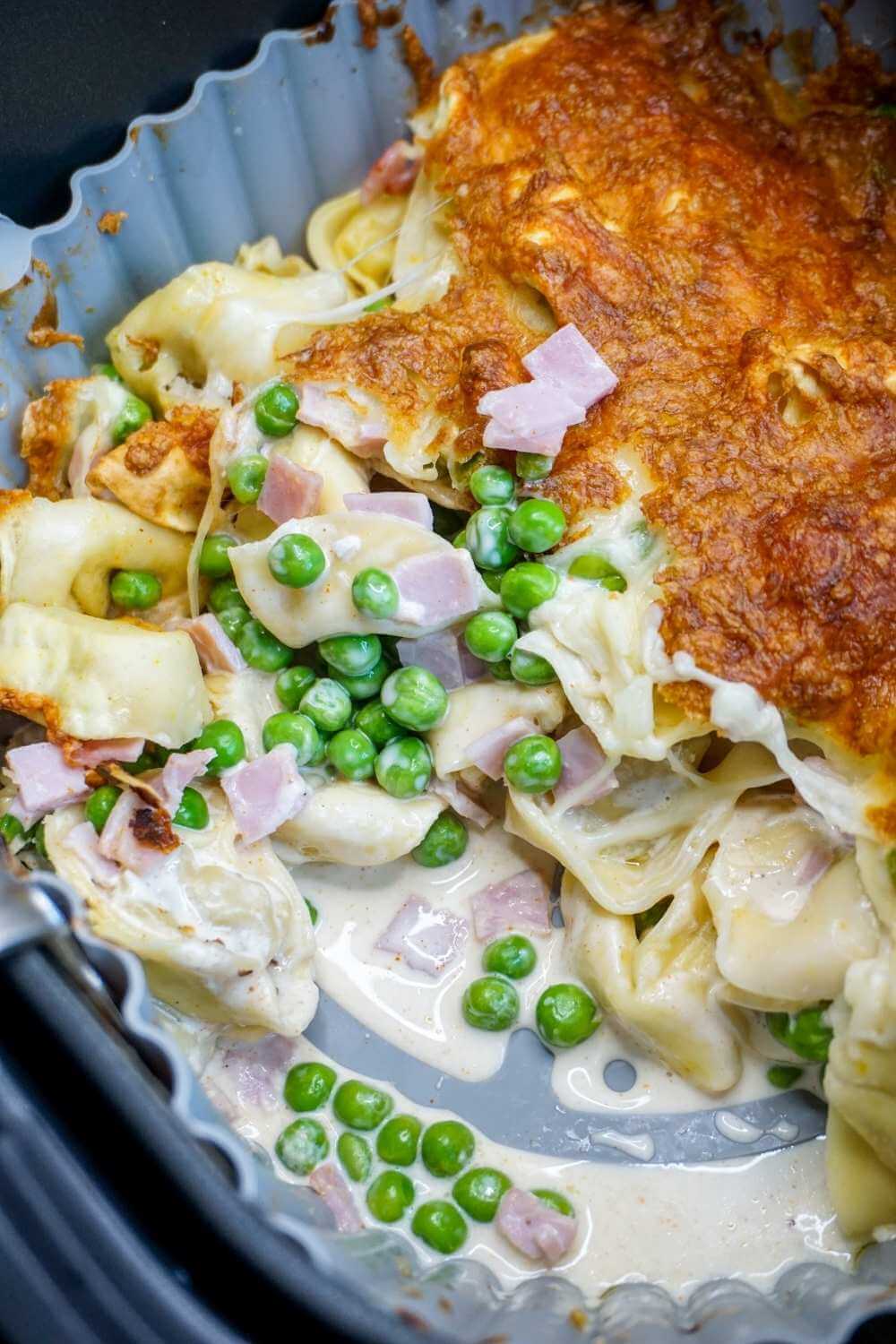 Tortellini Auflauf aus der Heißluftfritteuse Tortellini Auflauf aus der Heißluftfritteuse