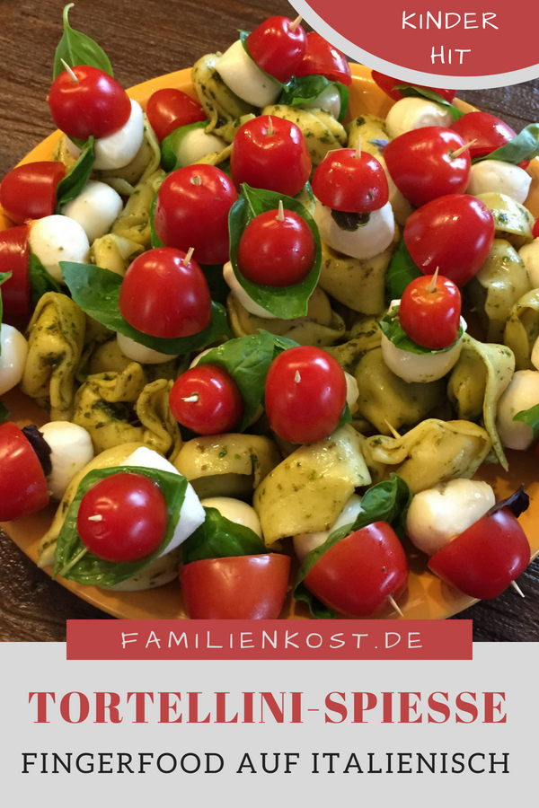 Tortellini Spieße Tomate Mozzarella Tortellini Spieße Tomate Mozzarella