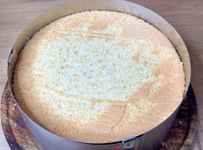 Ostertorte Pfirsich-Melba