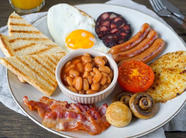 Traditionelles Englisches Frühstück