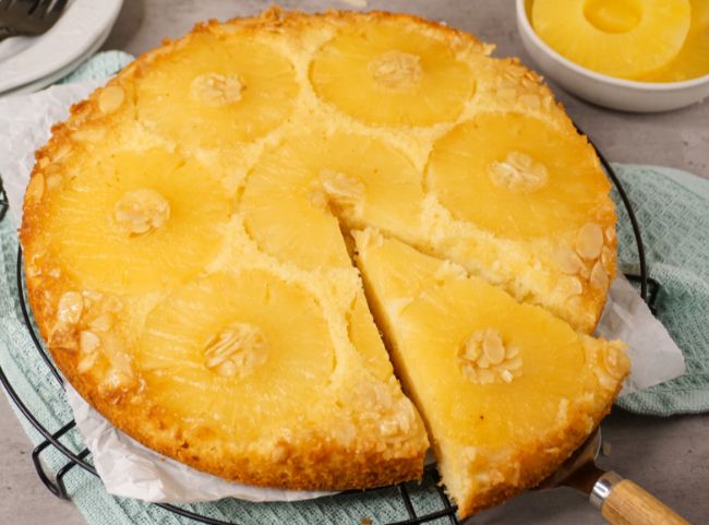 Upside-Down-Kuchen mit Ananas