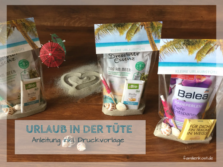 Urlaub in der Tüte