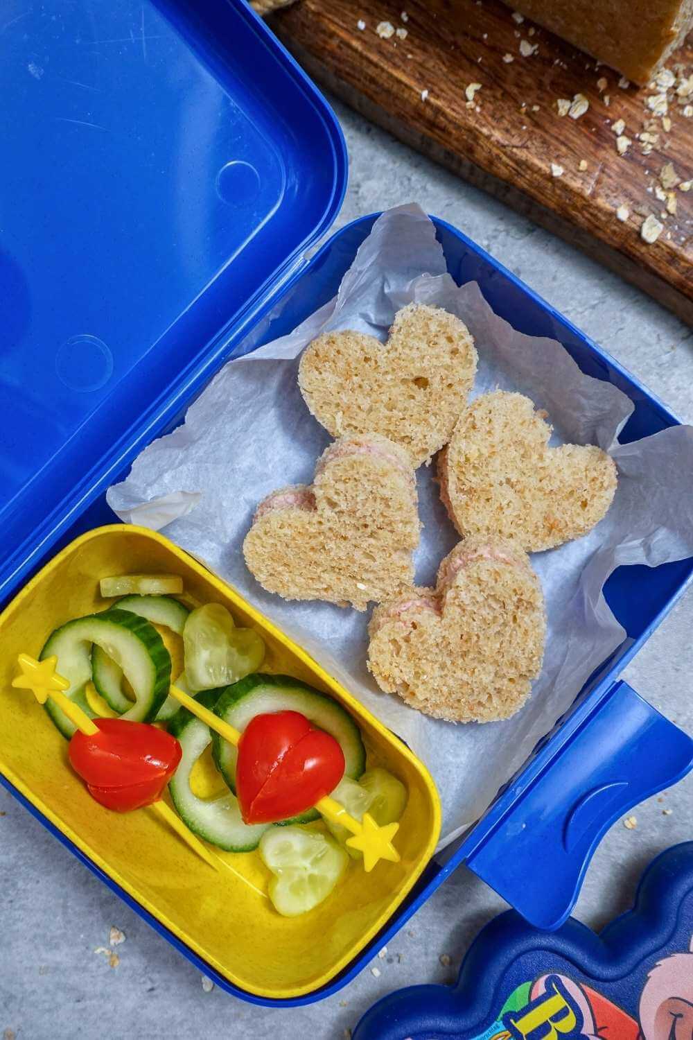 Herzhafte Pausenbrote mit Bärchenstreich