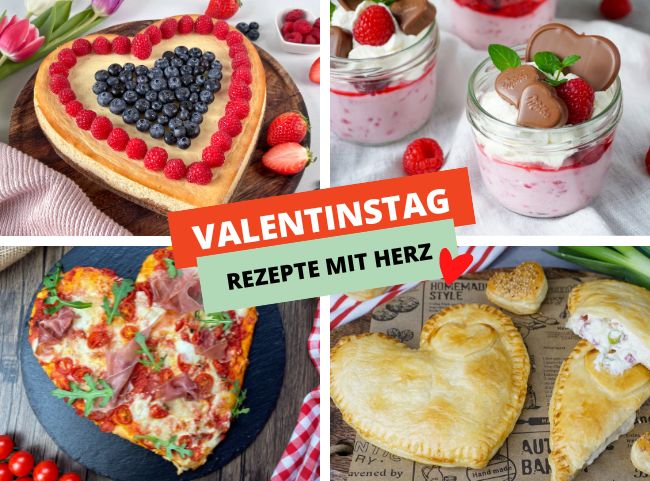 Valentinstag Rezepte mit Liebe und Herz